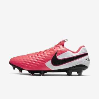 Nike Tiempo Legend 8 Elite FG - Férfi Focicipő - Piros/Fehér/Fekete